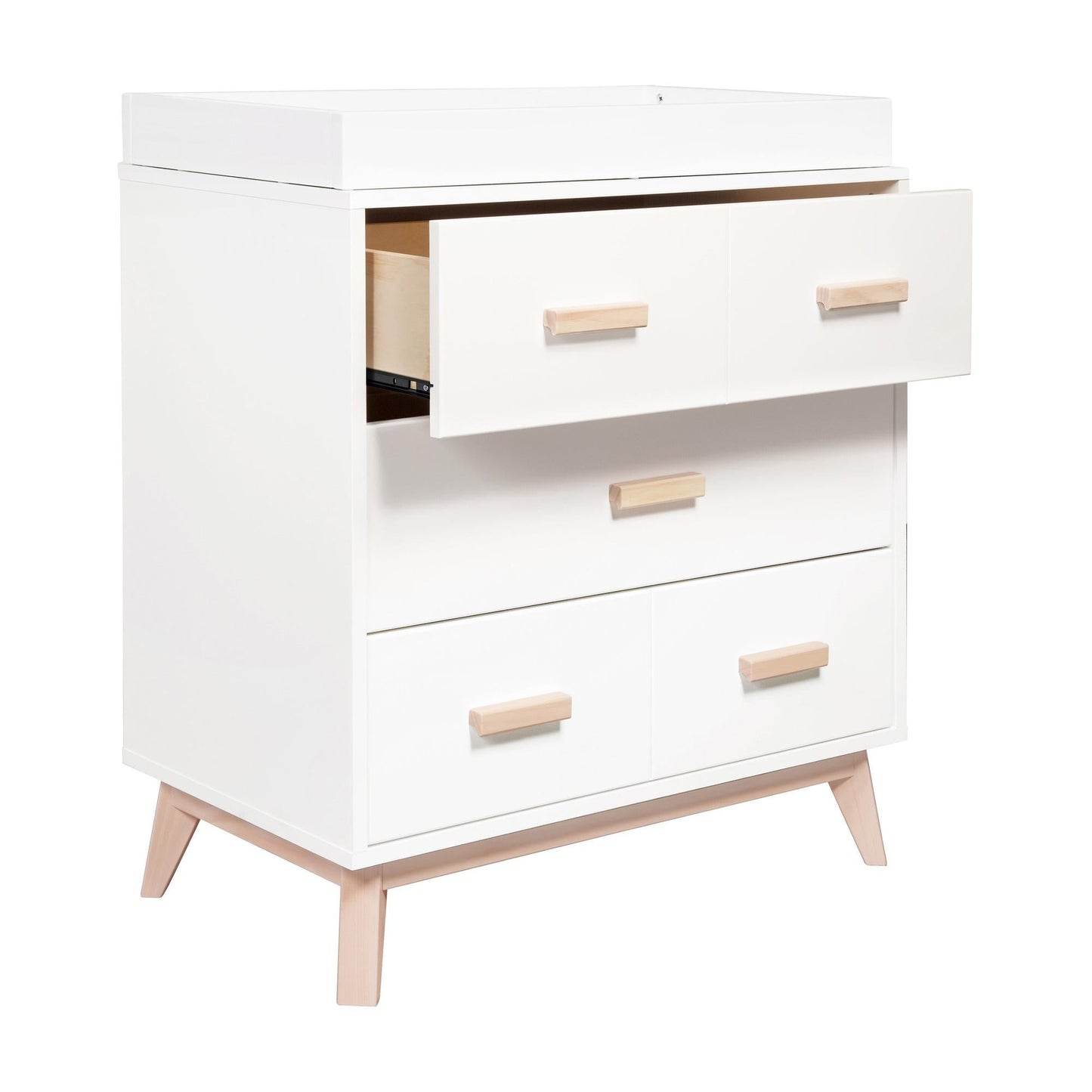 BABYLETTO SCOOT 3-DRAWER CHANGER DRESSER WITH REMOVABLE CHANGING TRAY