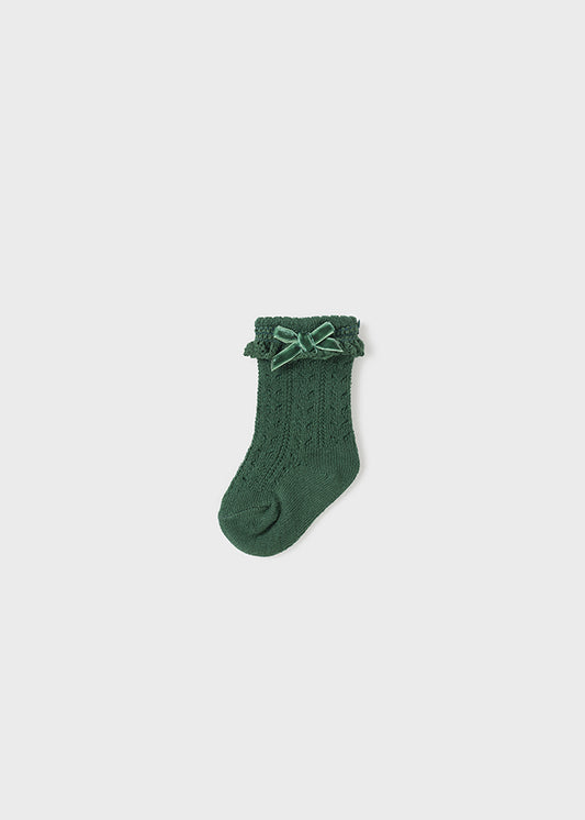 MAYORAL OPENWORK SOCKS - GREEN