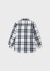 MAYORAL CHECKED OVERSHIRT - GLACIAR