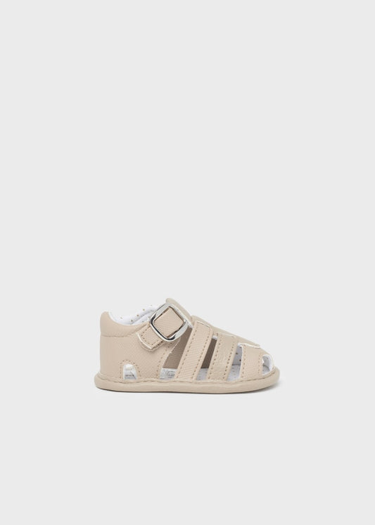 MAYORAL BUCKLE SANDALS - TAUPE