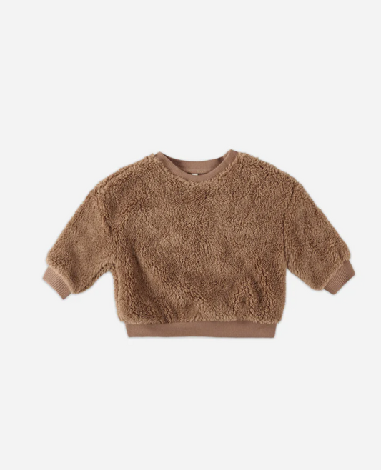 RYLEE + CRU DROP SHOULDER SWEATSHIRT - CARAMEL
