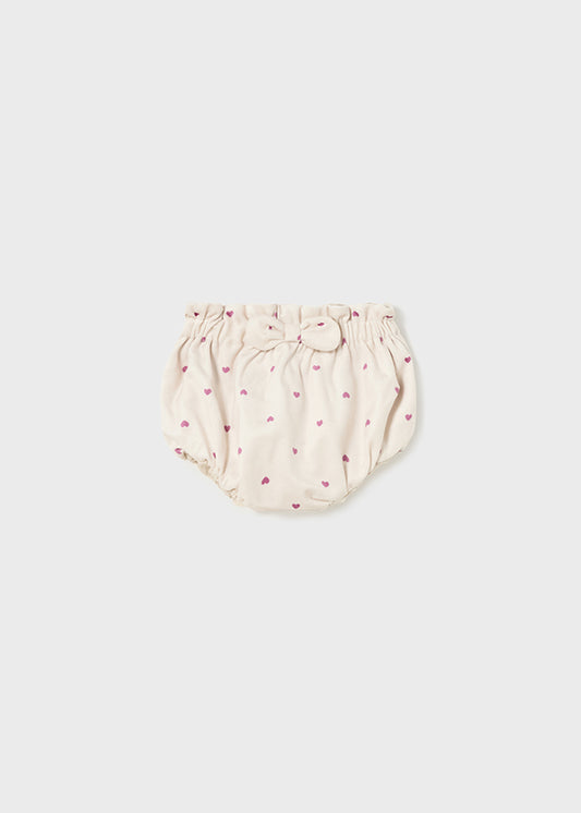 MAYORAL VELOUR SHORTS - HEARTS