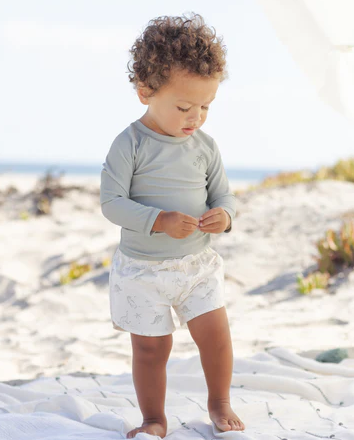 QUINCY MAE RASHGUARD - SAGE
