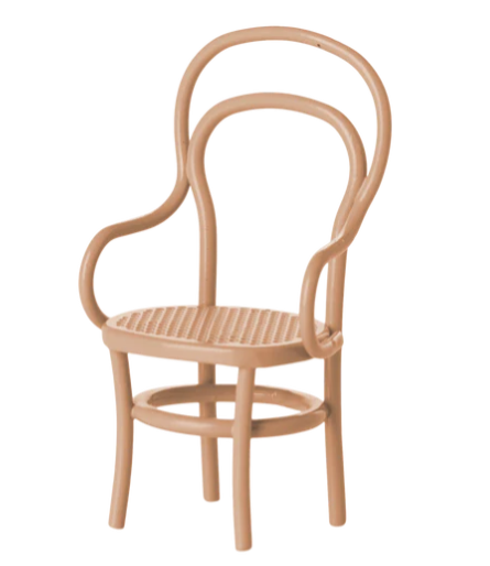 MAILEG VINTAGE CHAIR, MOUSE - DARK POWDER