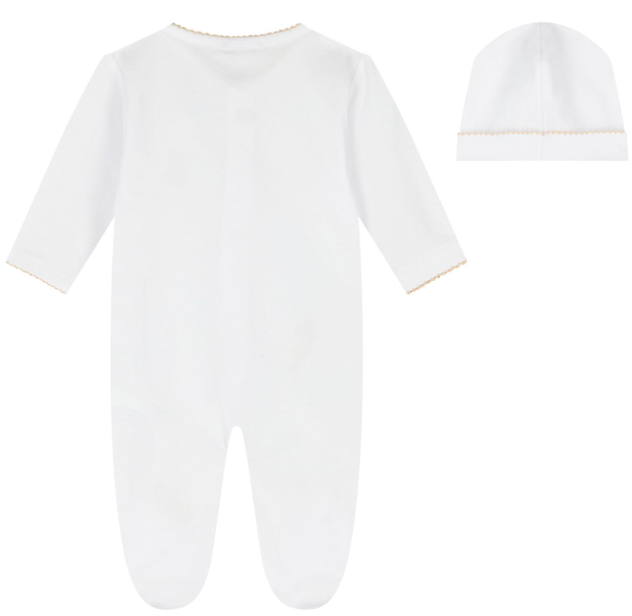 TEDDY BEARS FOOTIE W/ HAT SET