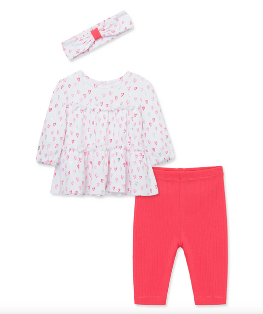 LITTLE ME SWEETHEART TUNIC SET