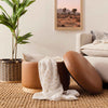 BABYLETTO NAKA STORAGE OTTOMAN IN VEGAN LEATHER