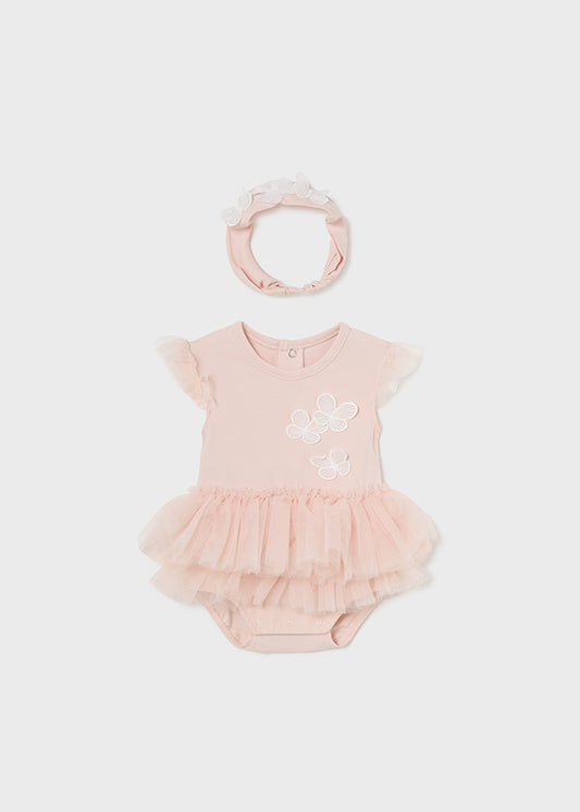 MAYORAL TUTU ROMPER WITH HEADBAND