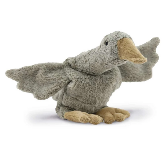 CUDDLE ANIMAL GOOSE SMALL GREY
