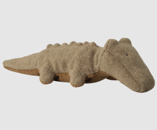 SAFARI FRIENDS, CROCODILE, SMALL - OLIVE GREEN