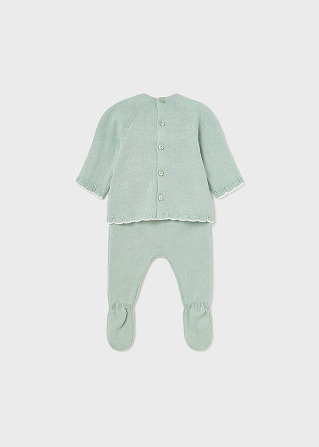 MAYORAL KNIT LEG WARMER SET - GREEN