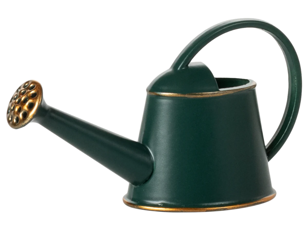 MAILEG WATERING CAN, MOUE - DARK GREEN