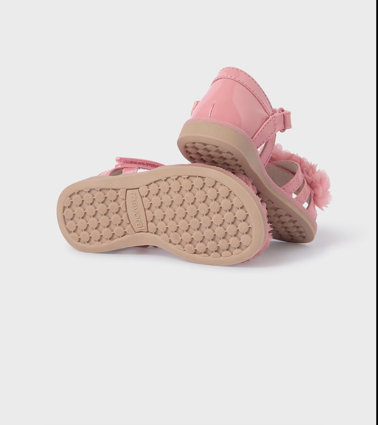 MAYORAL BABY PATENT LEATHER SANDALS