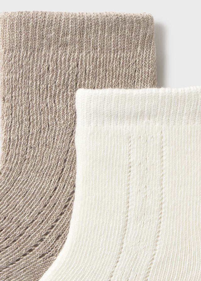 MAYORAL NEWBORN 2-PACK SOCKS
