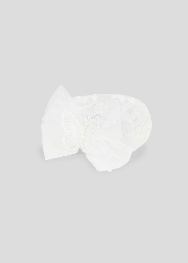 MAYORAL WHITE SOCK WITH HEADBAND SET