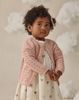 QUINCY MAE SCALLOPED CARDIGAN - BLUSH