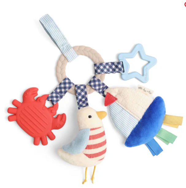 BITZY BUSY RING TEETHING ACTIVITY TOY - NAUTICAL