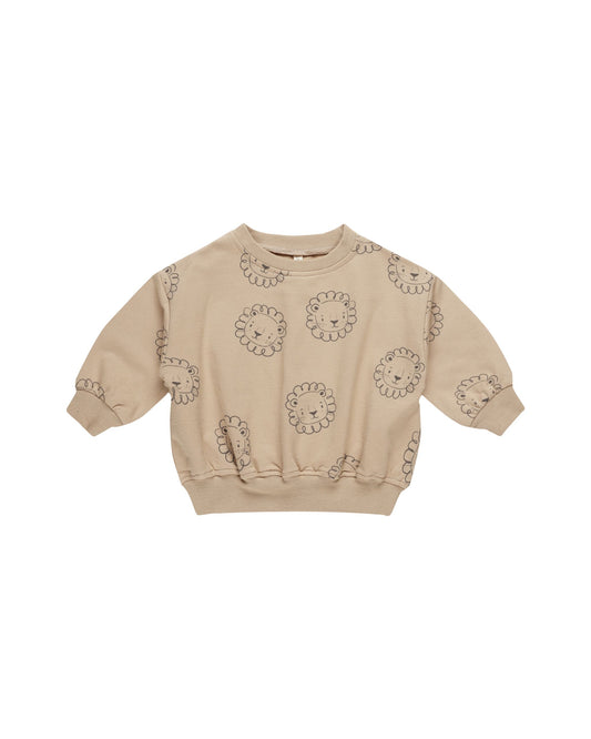 QUINCY MAE RELAXED FLEECE SWEATSHIRT - LIONS