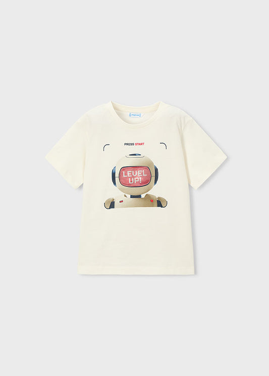 MAYORAL BOY INTERACTIVE ROBOT GRAPHIC T-SHIRT