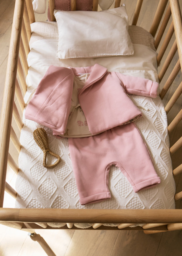 MAYORAL NEWBORN GIRL 3-PIECE KNIT SET