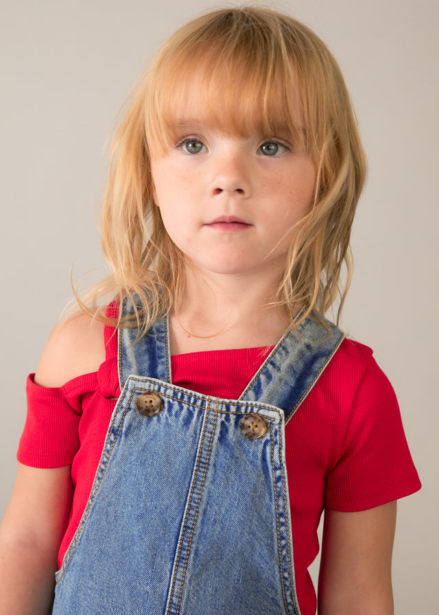MAYORAL DENIM OVERALL SKIRT