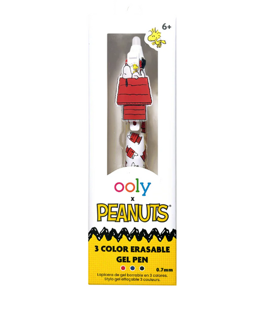 OOLY X PEANUTS 3 COLOR ERASABLE GEL PEN