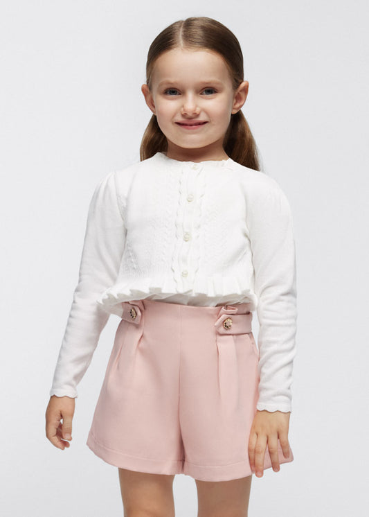MAYORAL GIRLS OPENWORK CARDIGAN