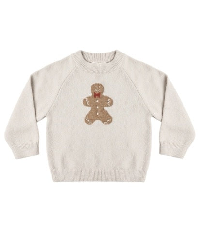 RELAXED RAGLAN SWEATER GINGERBREAD MAN