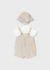 MAYORAL SHORT BODYSUIT WITH HAT