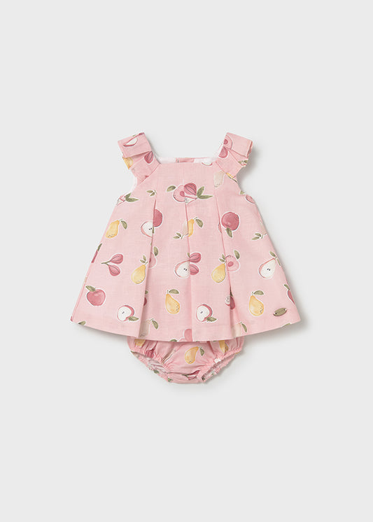 MAYORAL GIRL PRINTED DRESS WITH BLOOMERS