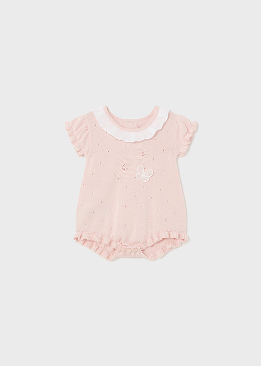 MAYORAL NEWBORN KNIT ROMPER