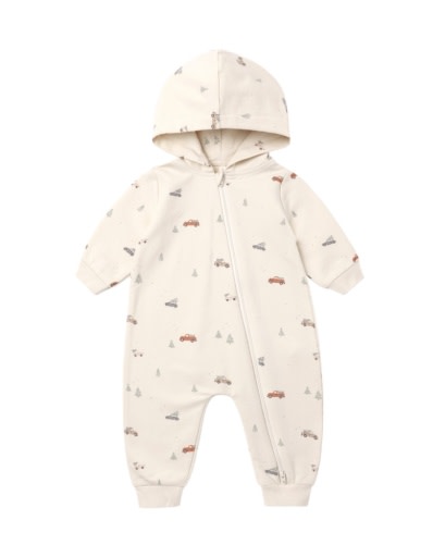 HOODED JUMPSUIT HOLIDAY DRIVE
