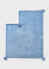 MAYORAL BABY PLUSH BLANKET - BLUE