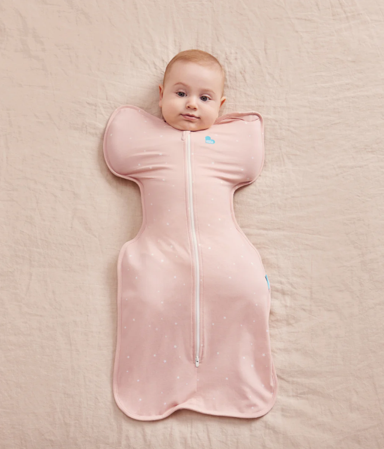 LOVE TO DREAM BABY GIRL SWADDLE UP SLEEP SAKE - COTTON 1.0 TOP LONG SLEEVE WRAP