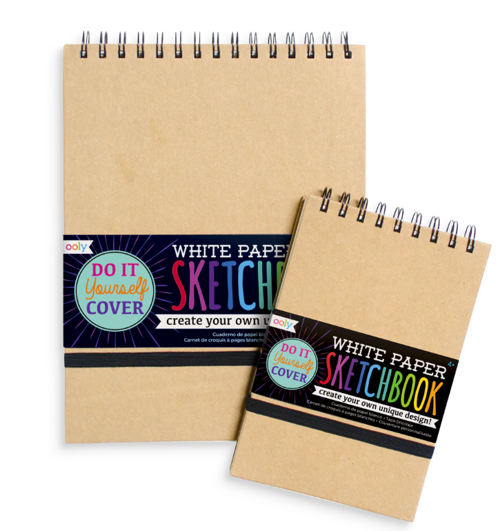 D.I.Y. SKETCHBOOK - SMALL WHITE PAPER (5" x 7.5")