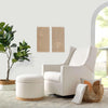BABYLETTO NAKA STORAGE OTTOMAN IN ECO-PERFORMANCE FABRIC | WATER REPELLENT & STAIN RESISTANT