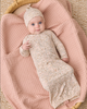 QUINCY MAE BAMBOO BABY GOWN + HAT SET BLOOM