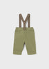 MAYORAL BOY PANTS WITH SUSPENDERS OLIVE