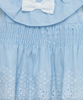 BLUE EYELET SUNSUIT
