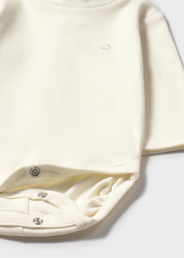MAYORAL MOCK NECK BODYSUIT VANILLA