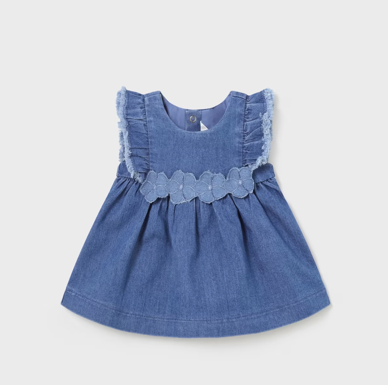 MAYORAL Denim Dress 1-2 (0-3 MONTHS)