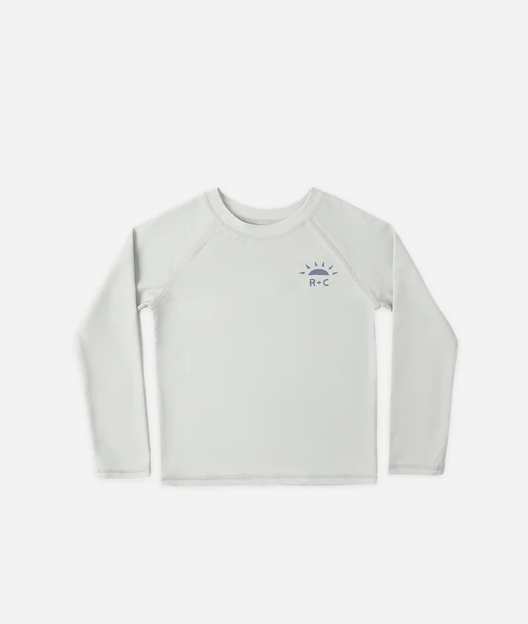 RYLEE AND CRU LONG SLEEVE RASHGUARD - SEAFOAM