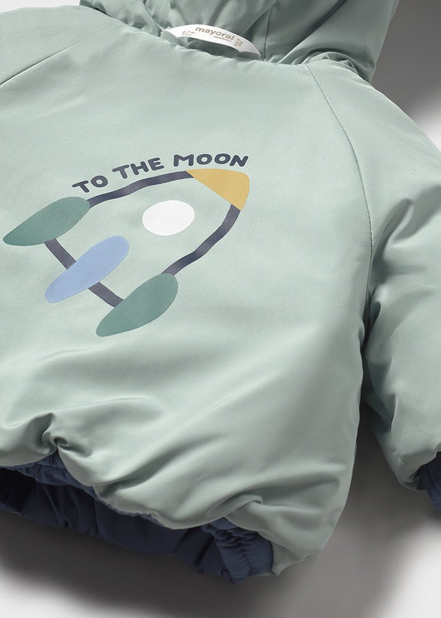 MAYORAL BOY REVERSIBLE COAT - BLUE BELL