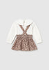 MAYORAL BABYSKIRT AND BLOUSE SET
