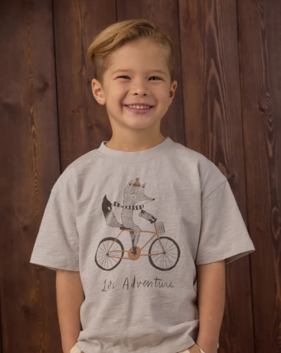 RYLEE & CRU RELAXED TEE LET'S ADVENTURE