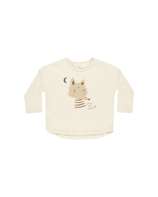 RYLEE AND CRU LONG SLEEVE TEE COYOTE