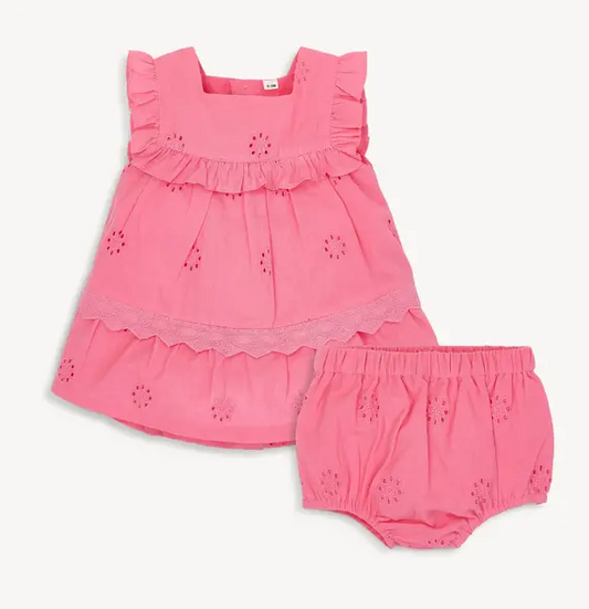 MAGNETIC ME BUBBLE GUM COTTON DRESS