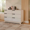 Hudson 6-Drawer Double Dresser, Assembled in Honey