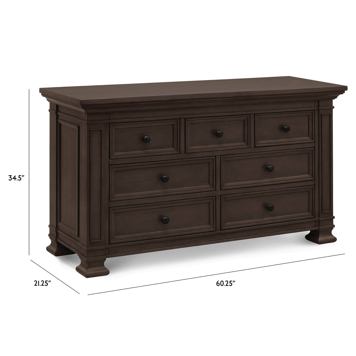 MONOGRAM BY NAMESAKE CLASSIC 7-DRAWER DOUBLE WIDE DRESSER