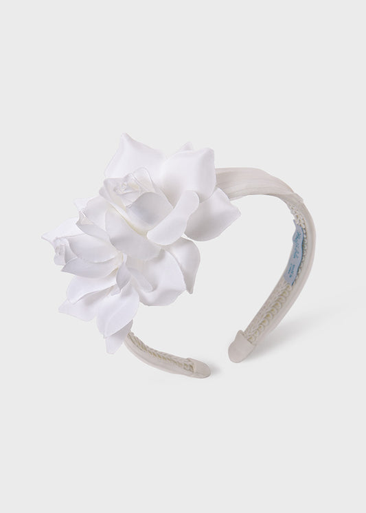 ABEL & LULA GIRL ORGANZA FLOWER HEADBAND